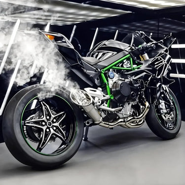 1:6 Scale Kawasaki Ninja H2R Diecast Bike With Smoke Effect